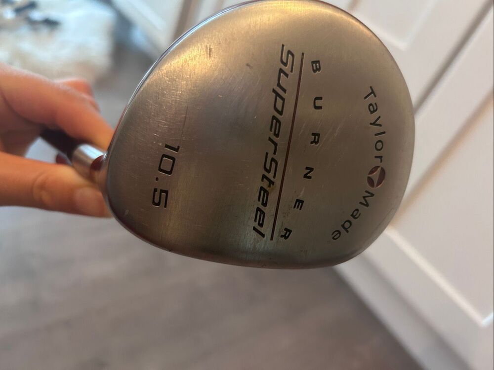 TaylorMade Burner SuperSteel 10.5° Driver RH |Flex Bubble Shaft VGC